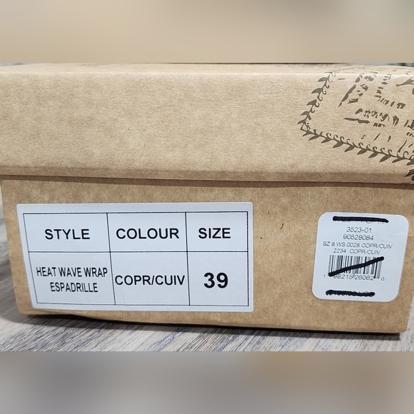 Free People Heat Wave Wrap Espadrilles Size 8 New In Box - Picture 10 of 11